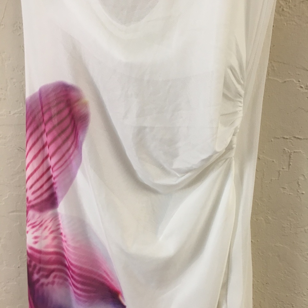Runaway The Label Orchid Floral Dress Large White Romantic Evening Party NWT - Picture 8 of 11